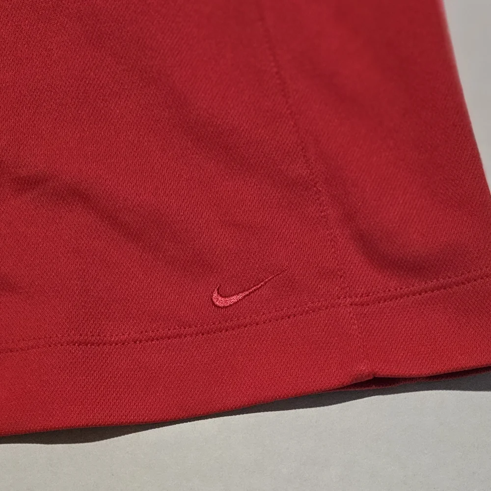 Nike Women's Red Button Down Shirt